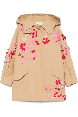 ERMANNO SCERVINO Mantel mit Blumenapplikation