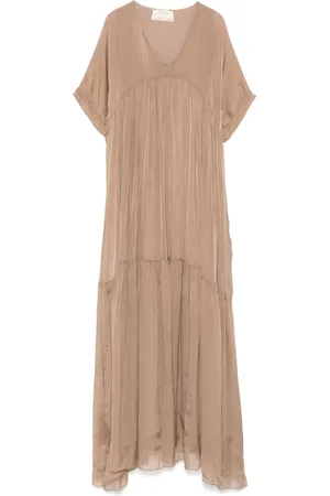 Kaos Gerafftes Maxikleid