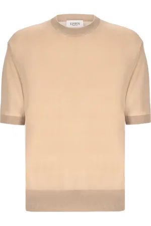 LANEUS Fein gestricktes T-Shirt
