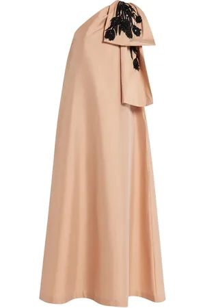 Bernadette Maxikleid mit Blumenstickerei