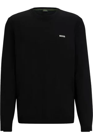 HUGO BOSS Pullover mit Rundhalsausschnitt
