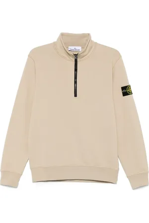 Stone Island Sweatshirt mit Kompass-Patch