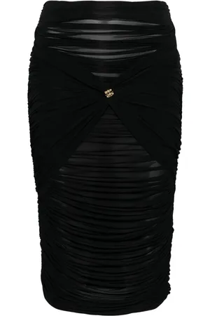 Elisabetta Franchi Drapierter Midirock