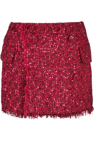 Balmain Tweed-Minishorts mit Knopfdetail