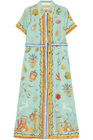 ALÉMAIS Surrealist Summer Hemdkleid