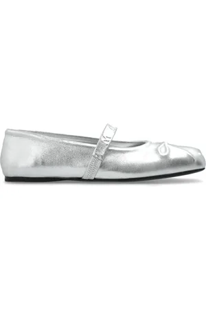 Marni Ballerinas im Metallic-Look