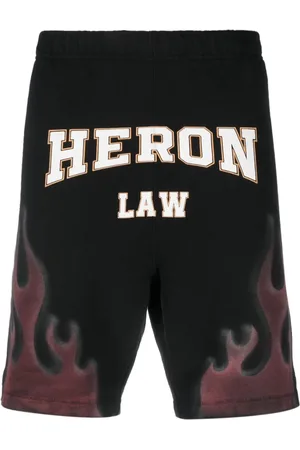 Heron Preston Shorts mit Flammen-Print