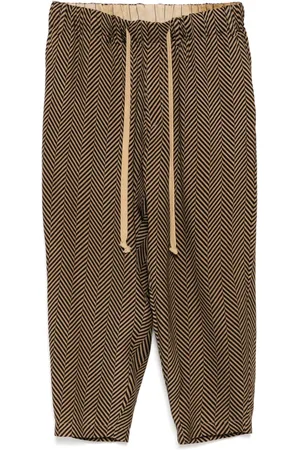 UMA WANG Baggy-Hose mit Muster
