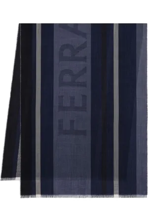 Salvatore Ferragamo Jacquard-Schal mit Maxi-Streifen