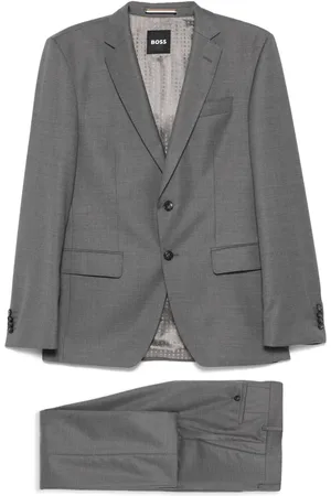 HUGO BOSS Anzug mit Hahnentrittmuster