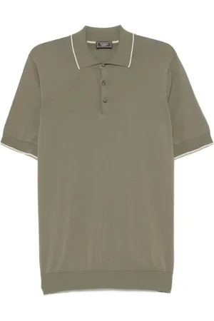 PESERICO SIGN Fein gestricktes Poloshirt