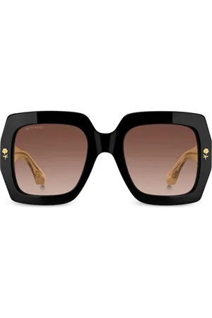 Etro Eckige Sonnenbrille mit Logo-Schild