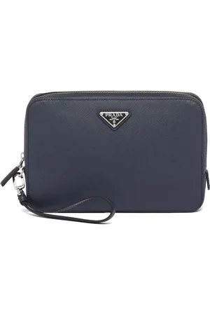 Prada Clutch aus Saffiano-Leder