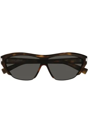 Saint Laurent Sonnenbrille mit Logo-Print