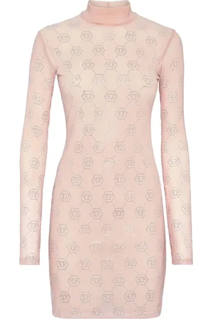 Philipp Plein Jerseykleid mit Monogramm