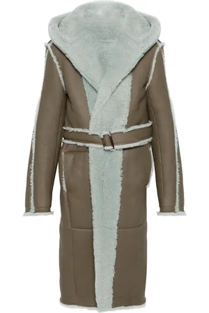 Rick Owens Mantel mit Gürtel