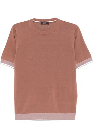 PESERICO SIGN Fein gestricktes T-Shirt