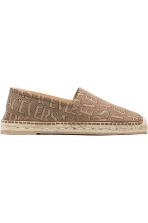 VERSACE Espadrilles mit Allover-Print
