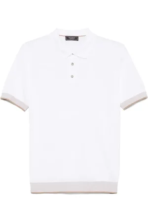 PESERICO SIGN Fein gestricktes Poloshirt