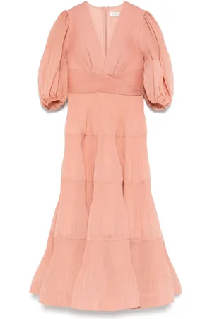 ZIMMERMANN Midikleid mit Falten