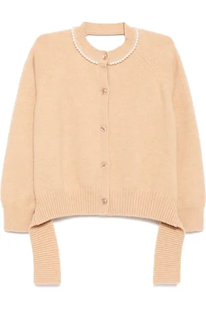 Simone Rocha Rückenfreier Cardigan mit Perlen