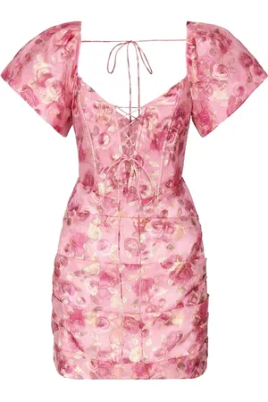 For Love And Lemons Minikleid mit Blumenapplikation