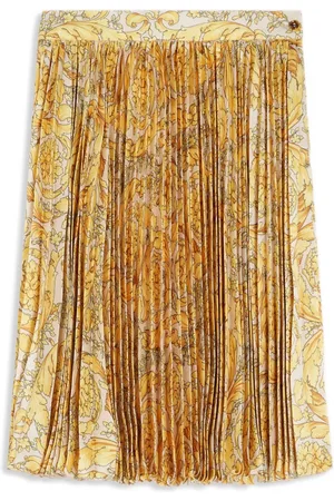 VERSACE Midirock mit Barocco-Print
