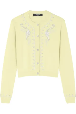 VERSACE Cardigan mit Perlenverzierung