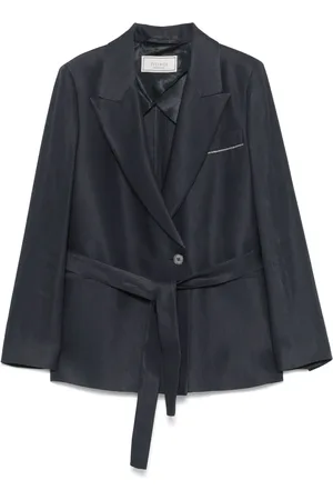 PESERICO SIGN Blazer aus Gabardine mit Gürtel