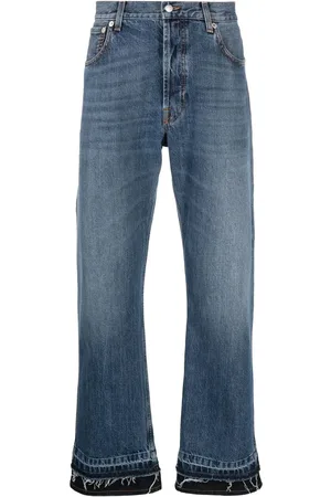 Alexander McQueen Gerade Cropped-Jeans