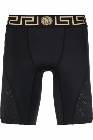 VERSACE Radlerhose mit Greca-Bund