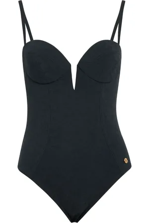 VERSACE Badeanzug mit Barocco-Jacquardmuster