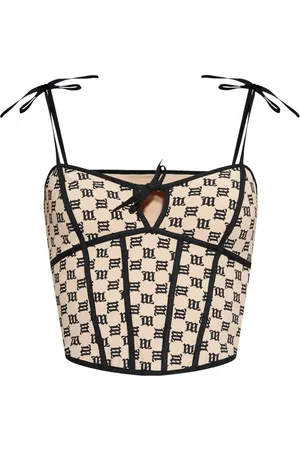 MISBHV Korsett-Top mit Monogramm