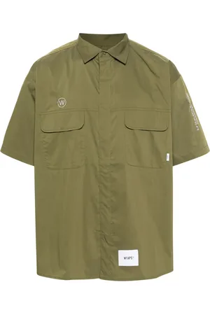 Wtaps Ladder Coolmax Hemd mit Logo-Applikation