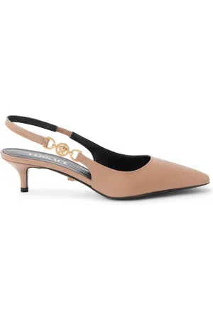 VERSACE Pumps mit Logo-Schild