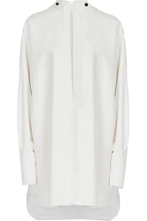 Salvatore Ferragamo Langärmeliger Kaftan mit Froschkragen