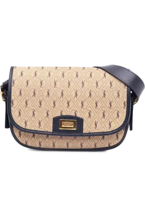 Saint Laurent 2019 kleine Canvas Monogram All Over Umhängetasche