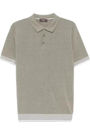 PESERICO SIGN Poloshirt aus Krepp