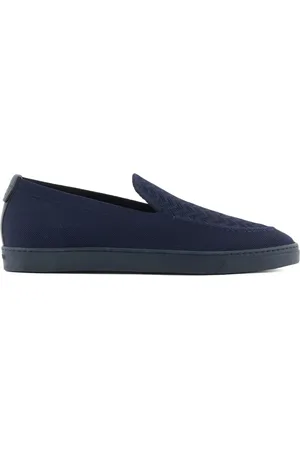 Giorgio Armani ASV Slipper mit Chevronmuster