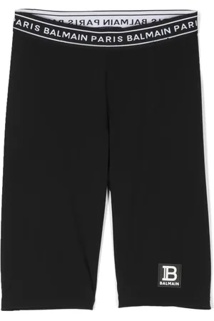 Balmain Leggings mit Logo-Bund