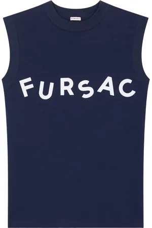Fursac Trägershirt mit geflocktem Logo