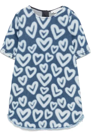 Stella McCartney Kleid mit Herz-Print