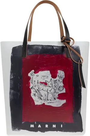 Marni Tote Bag mit Malerei-Print