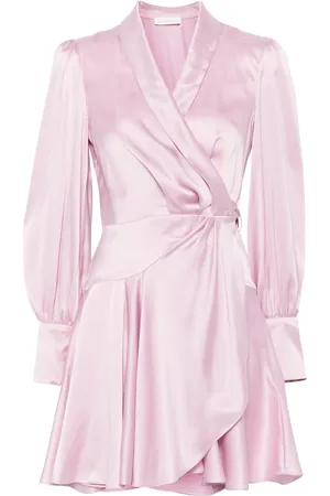 ZIMMERMANN Gewickeltes Minikleid aus Seide