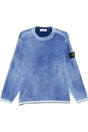 Stone Island Sweatshirt mit Kompass-Patch