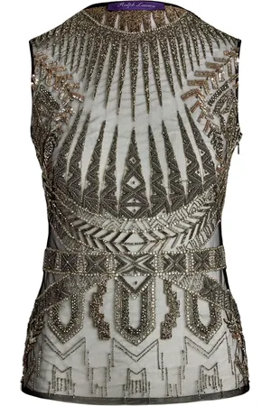 Ralph Lauren Top mit Perlen
