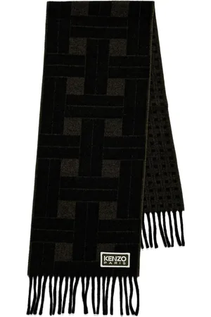 Kenzo Schal mit Logo-Patch