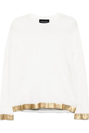 Cynthia Rowley Klassisches Langarmshirt