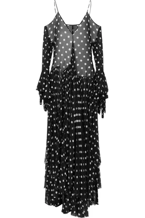 Moschino Maxikleid mit Polka Dots