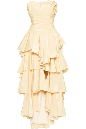 Saiid Kobeisy Taft-Kleid im Layering-Look
